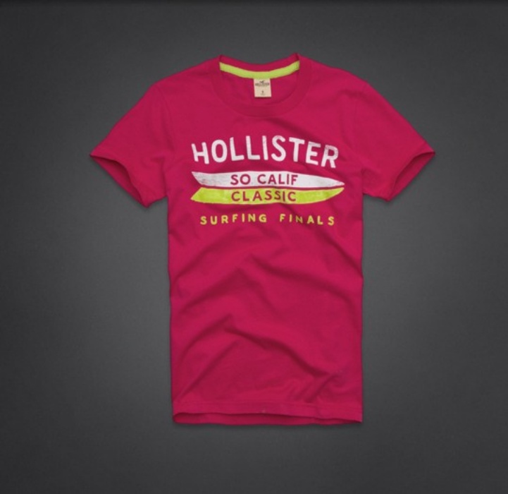 Hollister Hombres De Cuello Redondo Corto Remera HCO4145